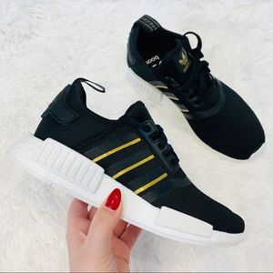Adidas NMD R1 Black Gold Metallic